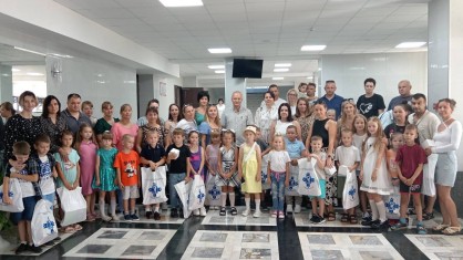 «Первый раз в первый класс». Мероприятие под таким названием организовал профком Ивацевичской ЦРБ для будущих школьников